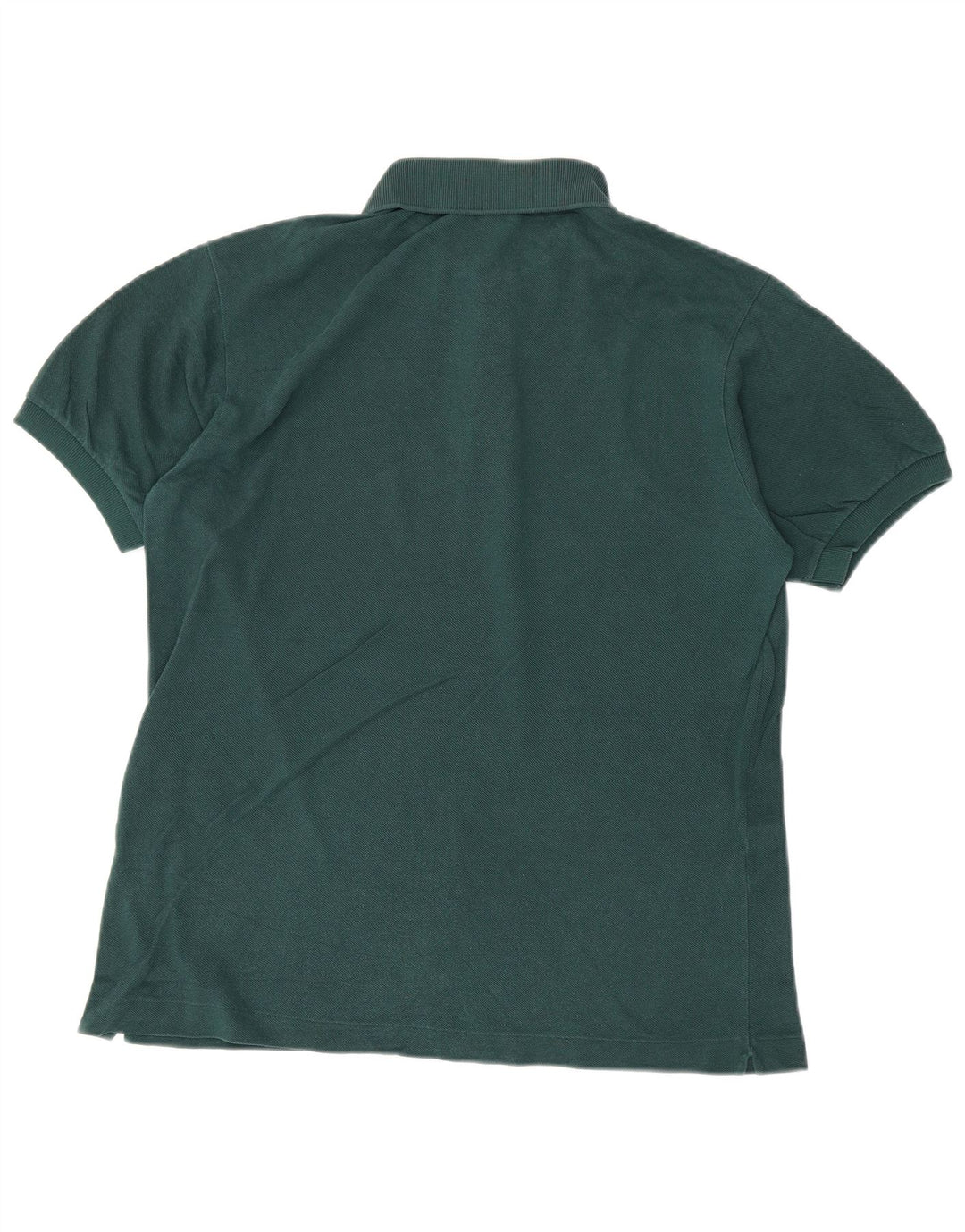 Tricou polo Lacoste pentru bărbați, mărimea 4, bumbac verde mediu