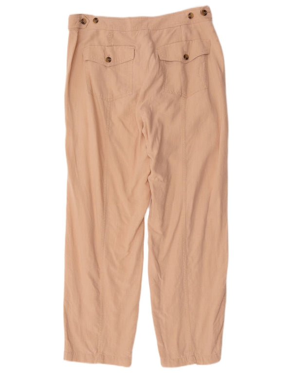 Pantaloni chino pentru femei cu talie înaltă Marks & Spencer UK 14 Large W34 L29 Bej