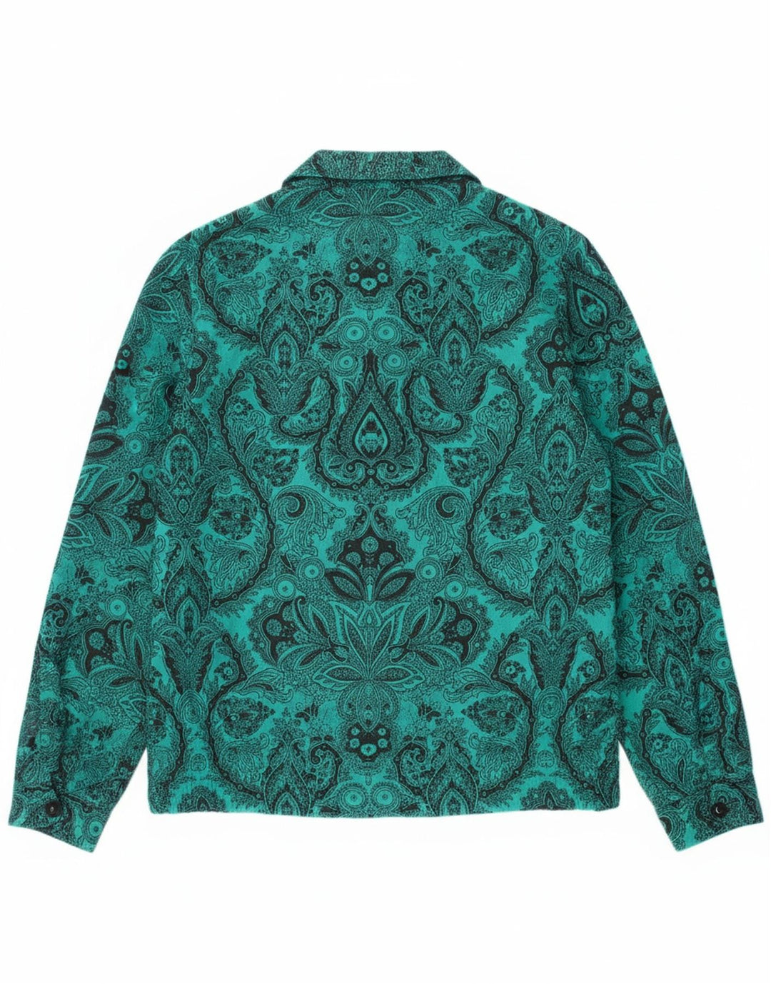 BARUCH Womens Bomber Jacket EU 38 Medium Green Paisley