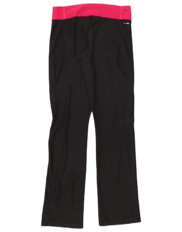 Pantaloni de trening Adidas Climalite pentru femei UK 8/10 Small Black Colorblock