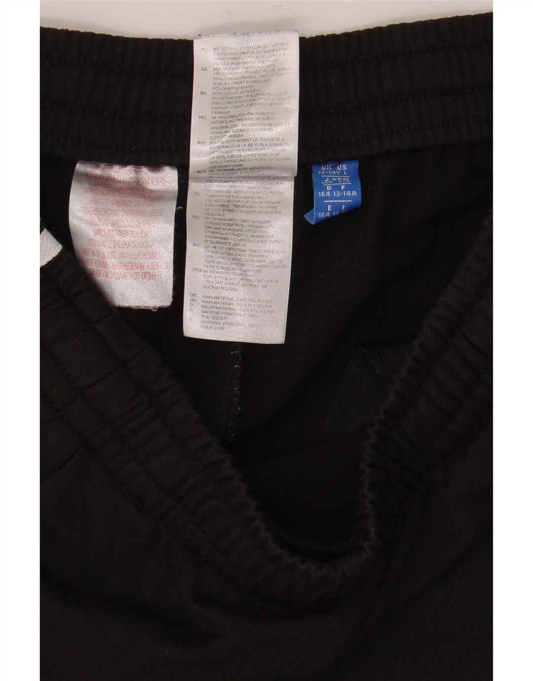 Pantaloni scurți sport adidas băieți 13-14 ani poliester negru
