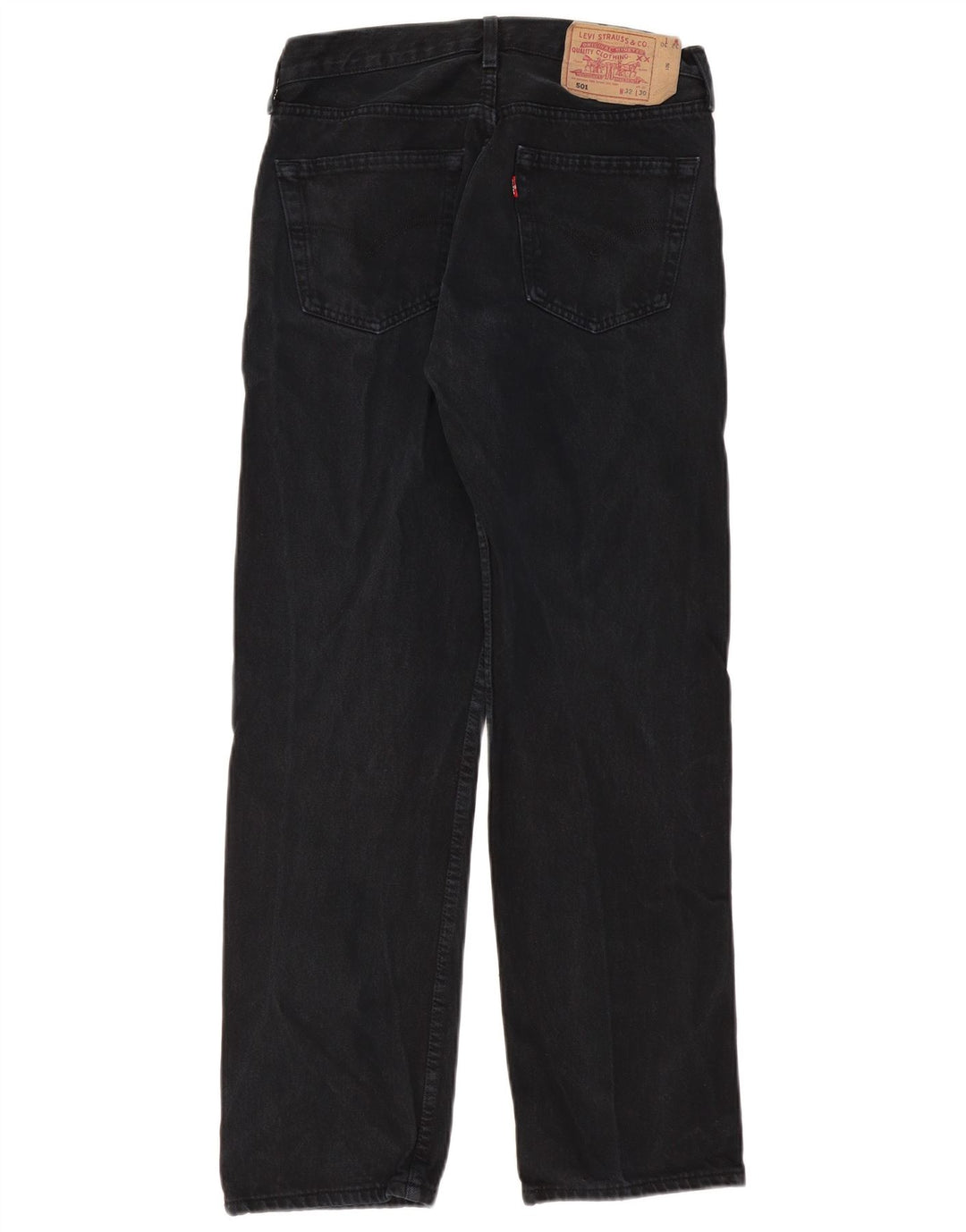 Blugi drepti pentru femei Levi's 501 W32 L30 bumbac negru