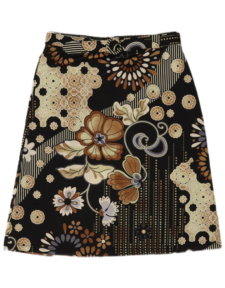 Fustă A-Line Grafică Imperial pentru Femei Medium W28 Negru Floral
