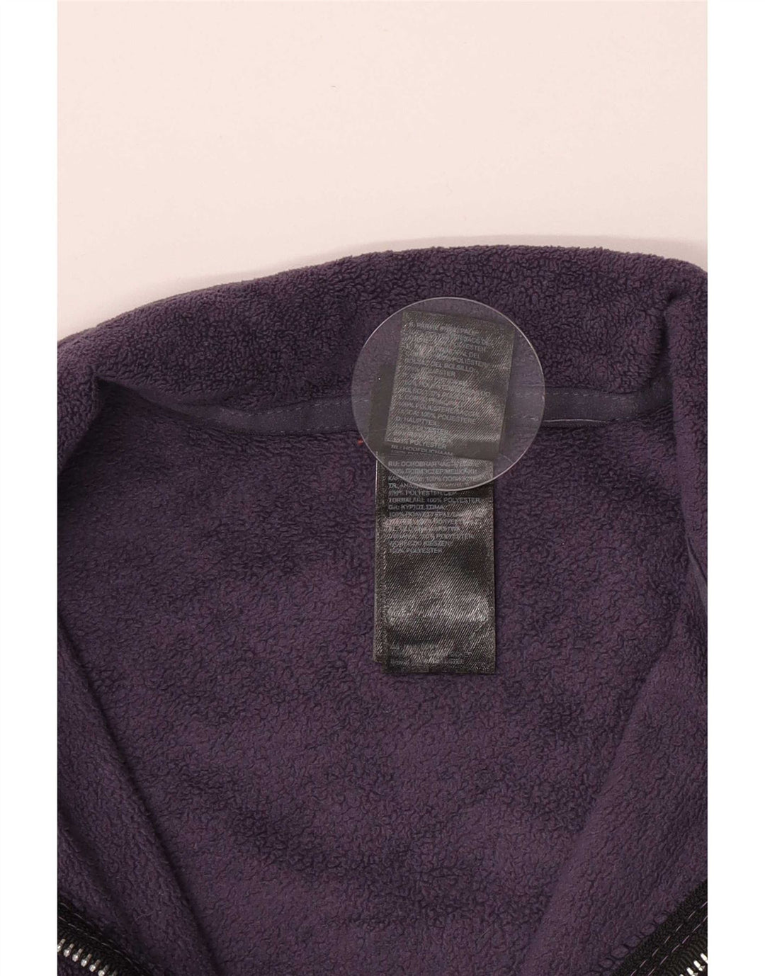 The North Face Womens Liner Fleece Jacket UK 10 Small Purple Poliester