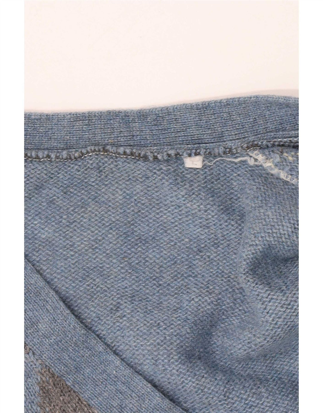 Pulover Cardigan Vintage pentru bărbați, mare albastru Argyle/Diamond
