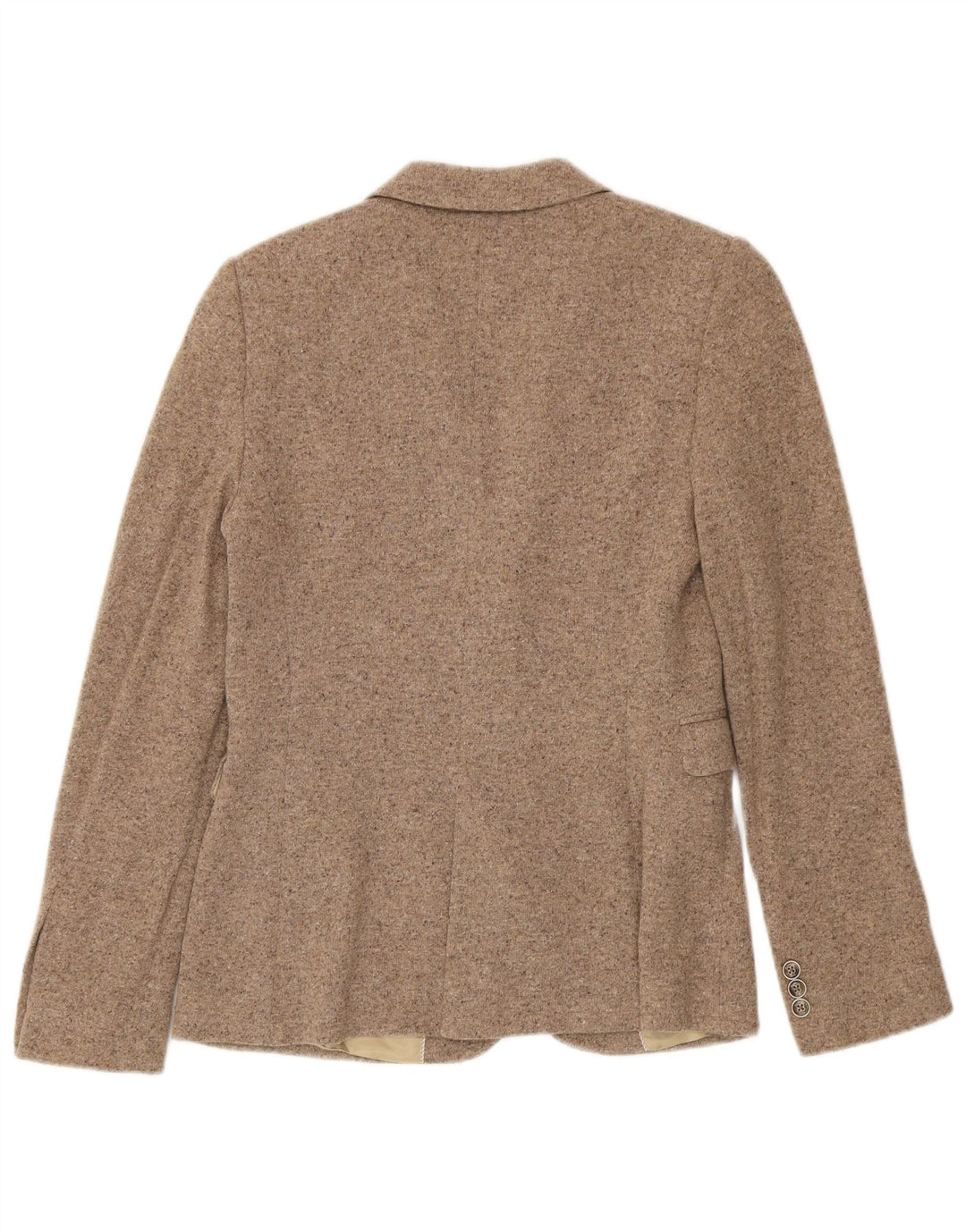 Jachetă pentru femei Massimo Dutti tricot cu 2 nasturi EU 40 Bej mediu cu pete