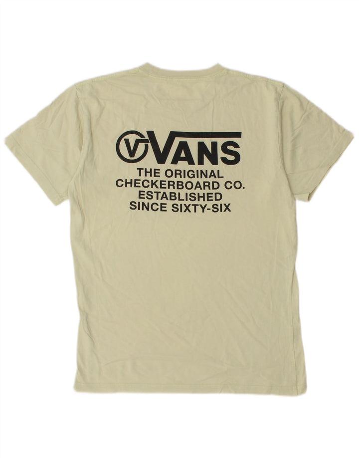 Tricou grafic Vans Classic Fit pentru bărbați Top mic galben