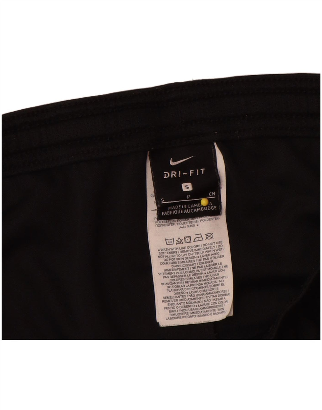 Pantaloni scurți sport Nike Dri Fit pentru bărbați, poliester negru mic