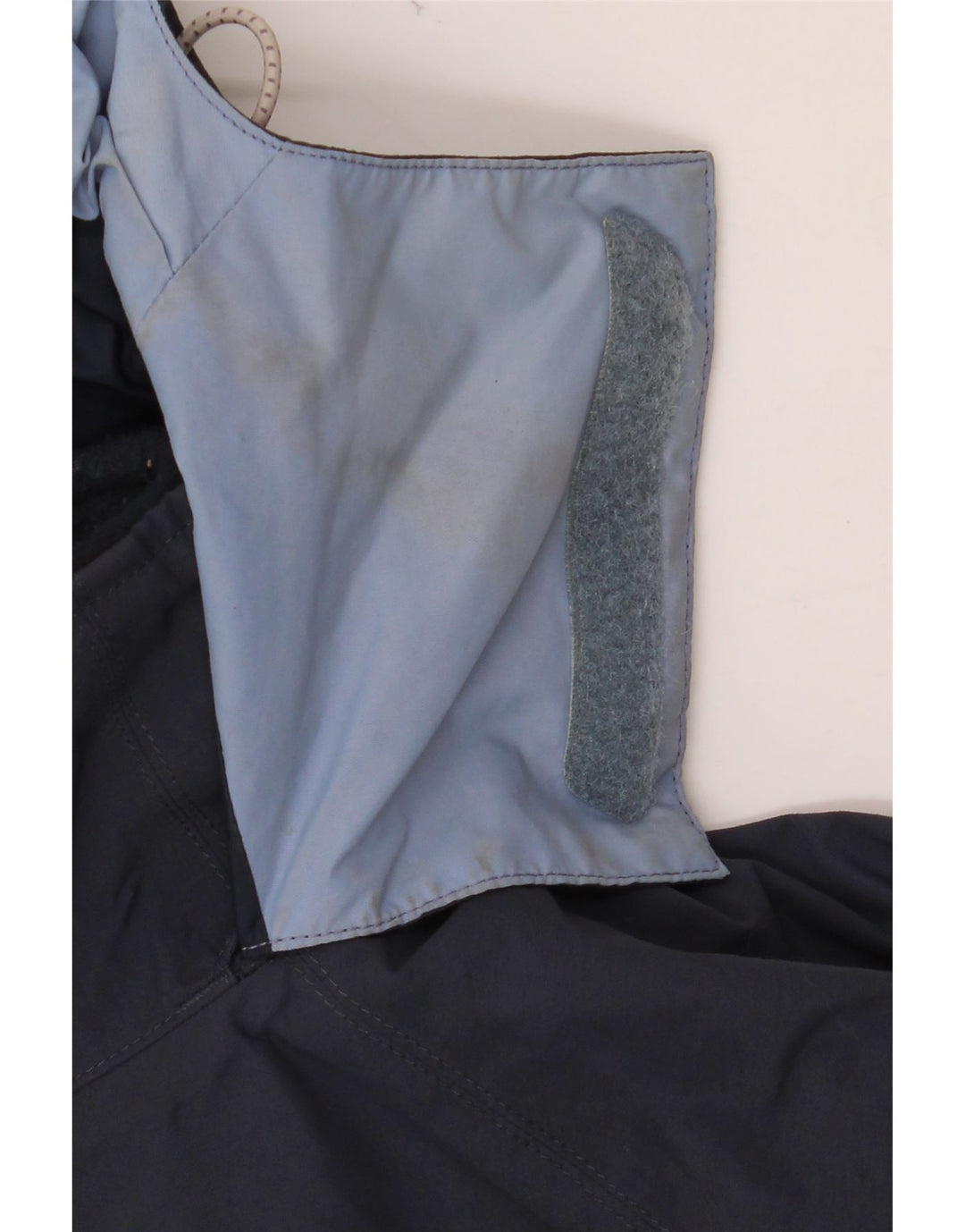 Jachetă de vânt cu glugă supradimensionată pentru femei BERGHAUS UK 12 Medium Bleumarin