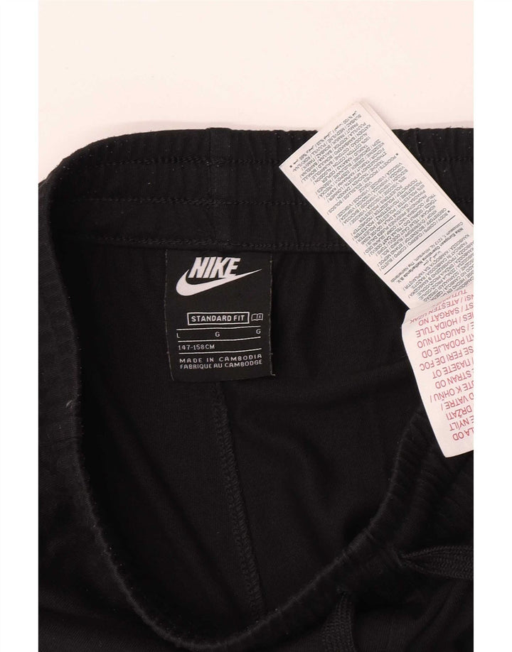 Pantaloni scurți sport Nike pentru băieți 12-13 ani, mari, negru, poliester