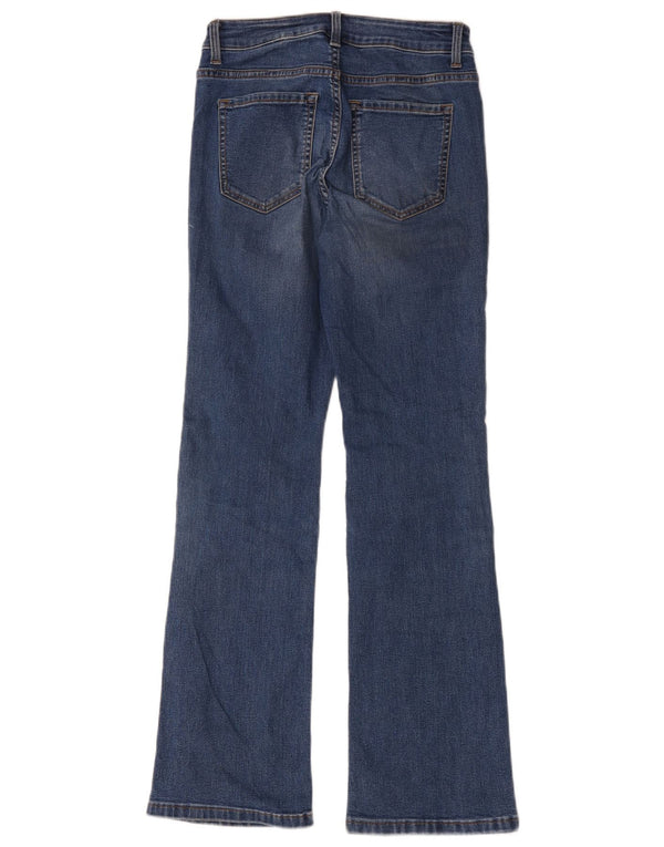 Blugi evazați pentru femei Marks & Spencer UK 8 Smal W28 L29 Bumbac albastru