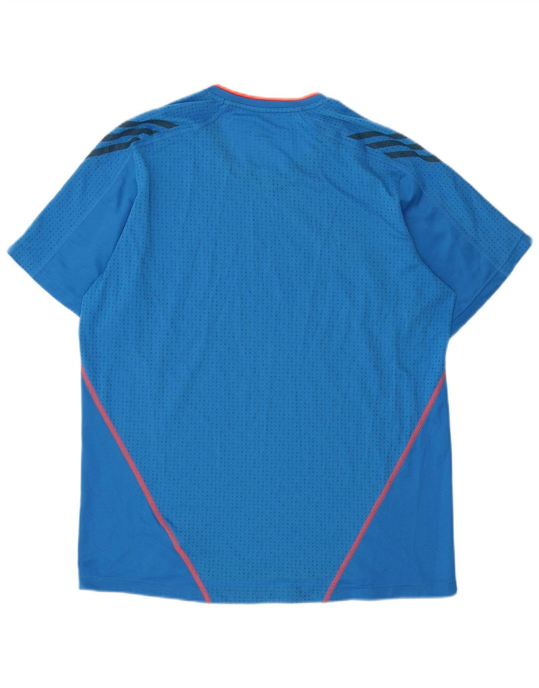 Tricou ADIDAS Climalite pentru bărbați Top mare din poliester albastru