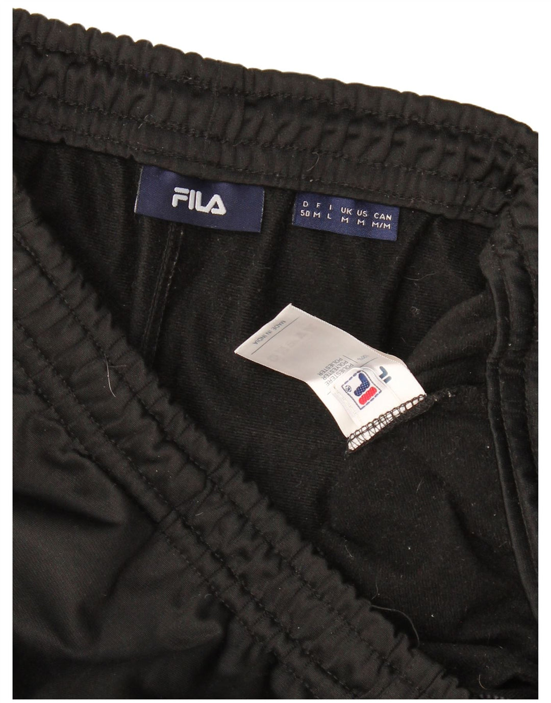 Pantaloni de trening Fila pentru femei UK 14 Medium Black Colorblock Poliester