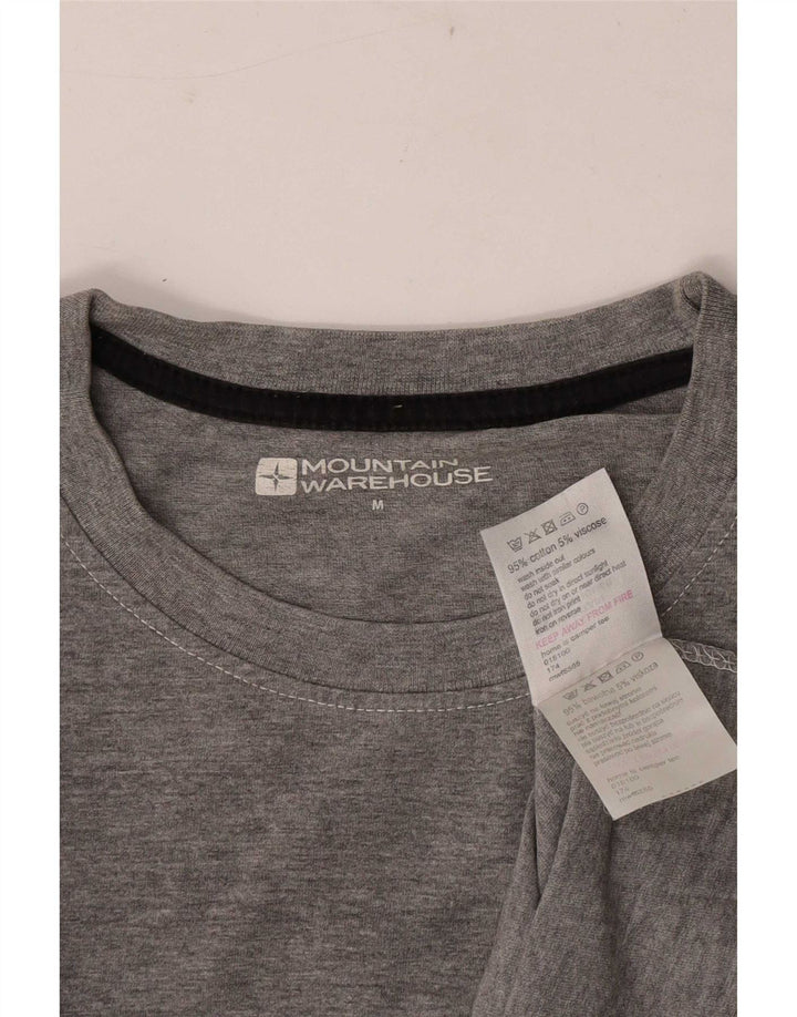 Tricou grafic pentru bărbați Mountain Warehouse Top din bumbac cu pete gri mediu