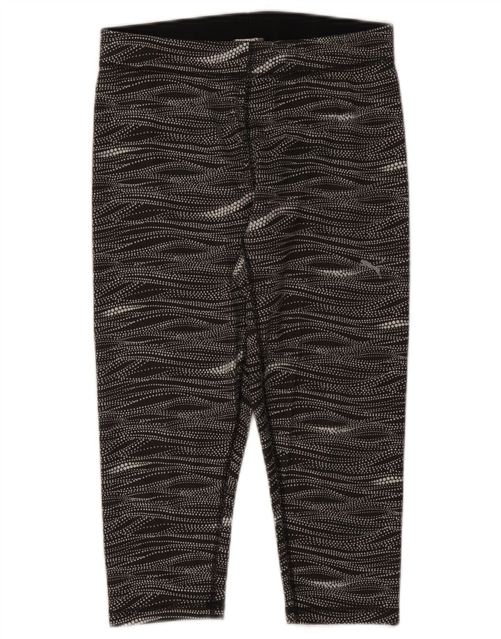 Leggings Capri Puma pentru femei UK 14 Poliester cu dungi negre medii