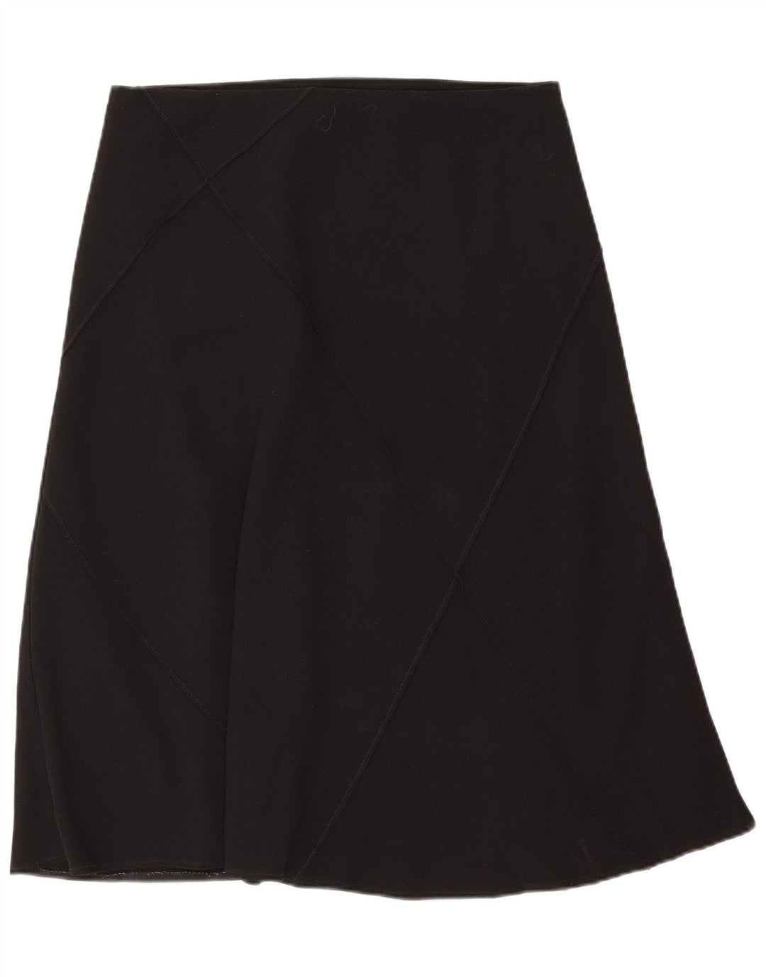 Fustă A-Line pentru femei Marks & Spencer UK 14 Large W32 Poliester negru