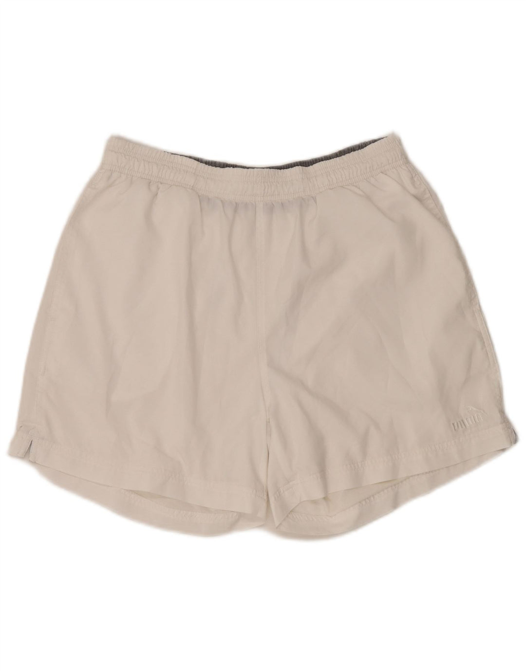 Pantaloni scurți sport Puma pentru bărbați, mari, alb, din poliester