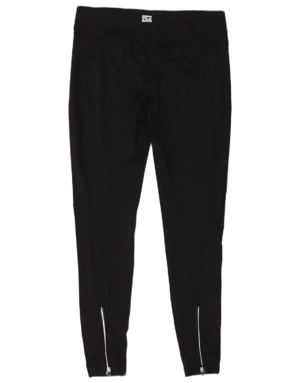 Leggings pentru femei Fila UK 14 Poliester mediu negru