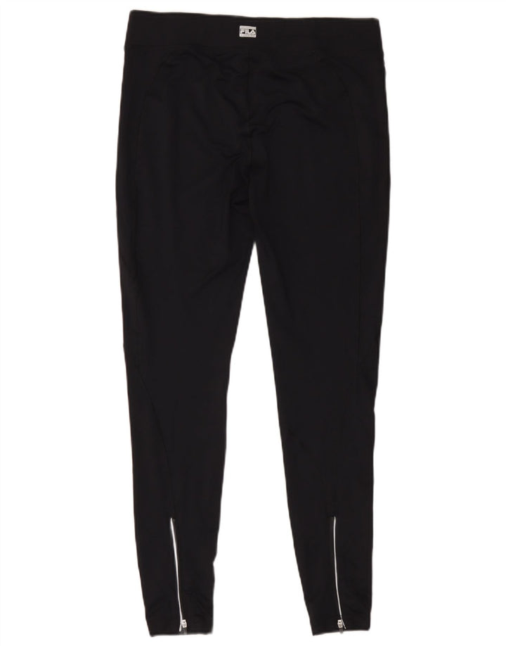 Leggings pentru femei Fila UK 14 Poliester mediu negru