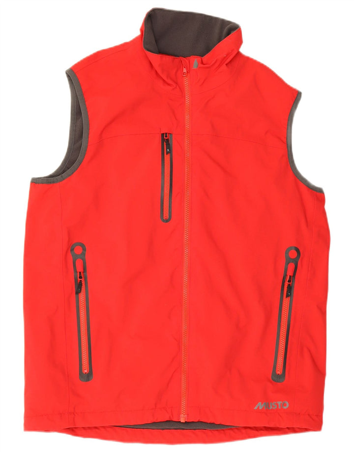 Musto Gilet pentru bărbați UK 38 Medium Red Poliamidă
