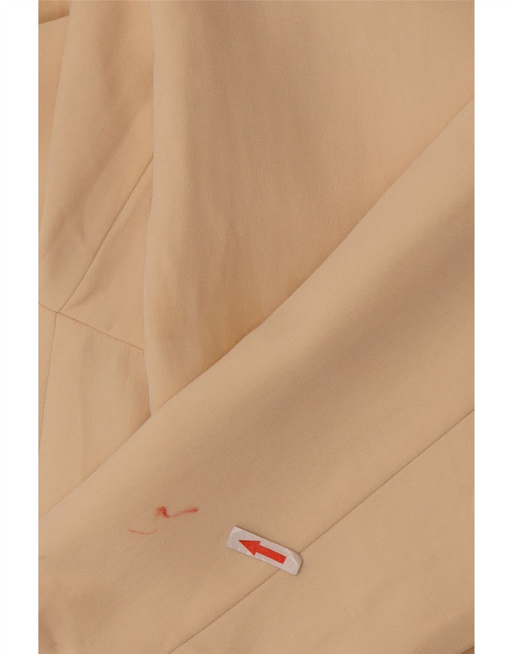 Blazer supradimensionat pentru femei Zara, cu 2 nasturi, UK 10 Mic, bej, poliester