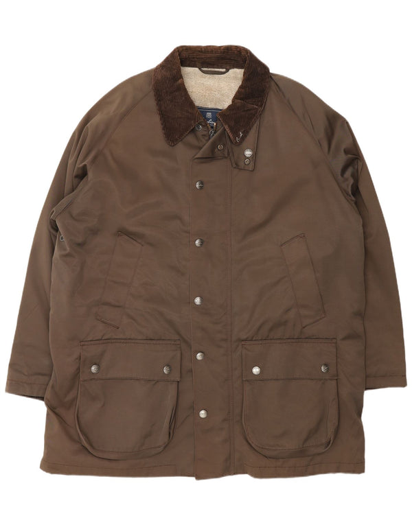 Jachetă pentru bărbați Corneliani Sherpa Utility IT 56 3XL Maro Bumbac