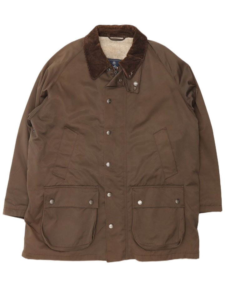 Jachetă pentru bărbați Corneliani Sherpa Utility IT 56 3XL Maro Bumbac