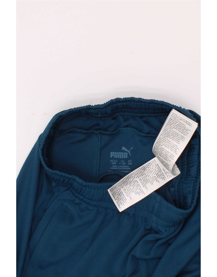 Pantaloni scurti sport Puma Băieți 9-10 Ani Poliester Geometric Albastru