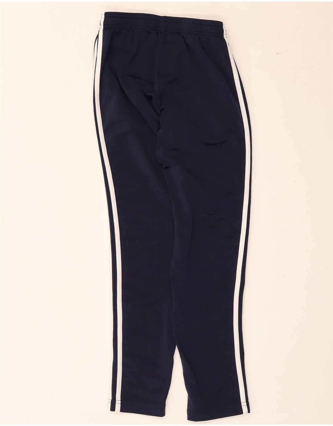 Pantaloni de trening Adidas băieți 11-12 ani poliester bleumarin