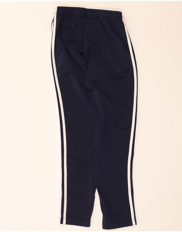 Pantaloni de trening Adidas băieți 11-12 ani poliester bleumarin