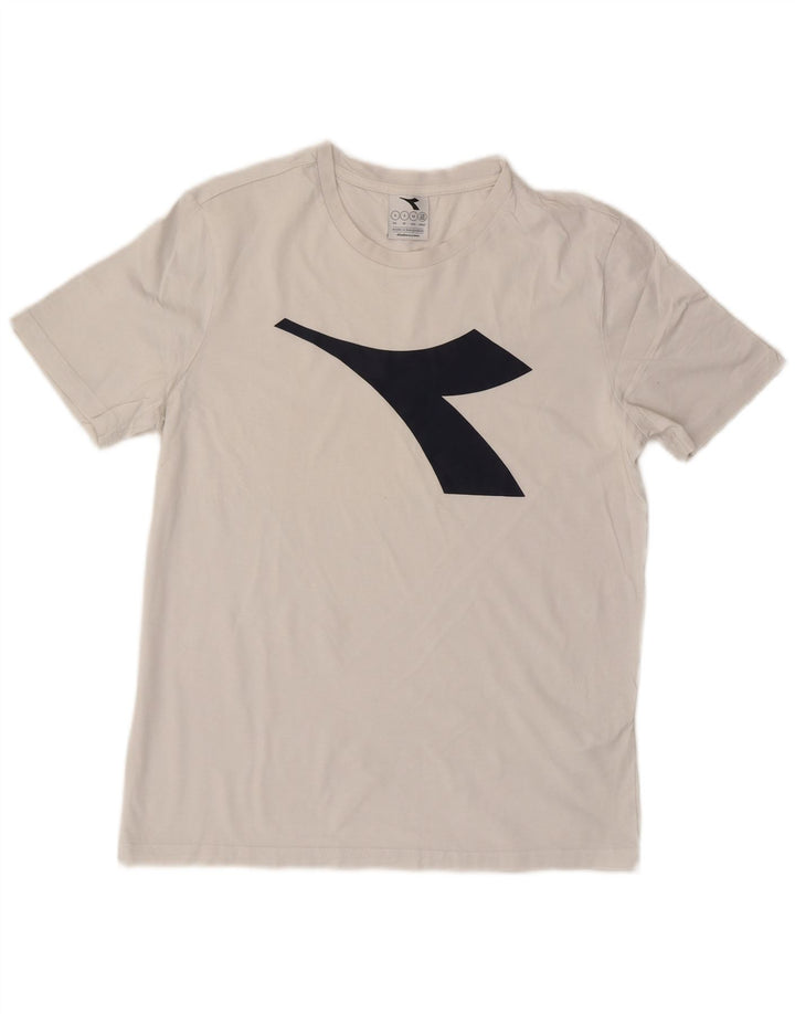 Tricou grafic Diadora pentru bărbați Top mic Bumbac alb