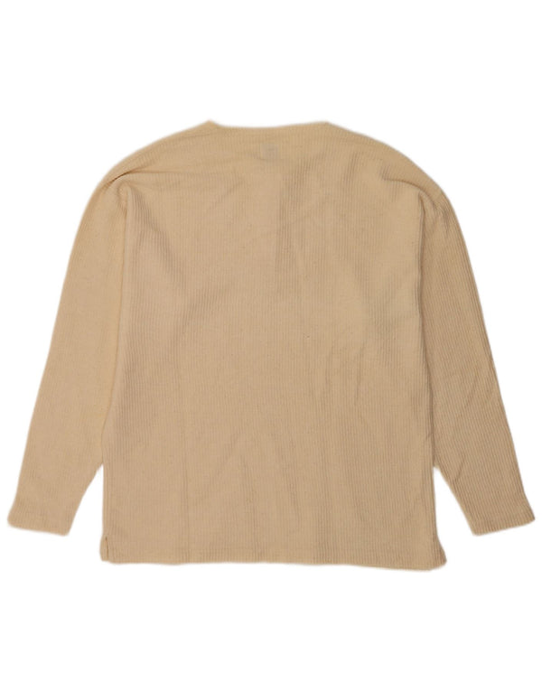 Top pentru bărbați Levi's cu mânecă lungă, mare, bej, bumbac