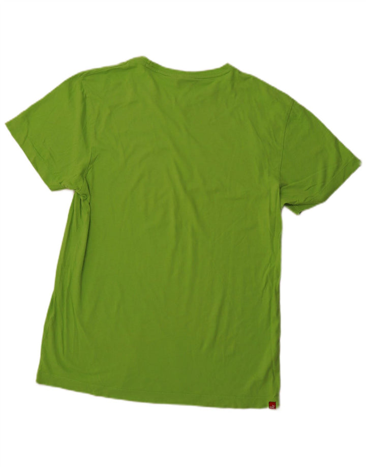 Tricou grafic Puma pentru bărbați Top Large Green Sports