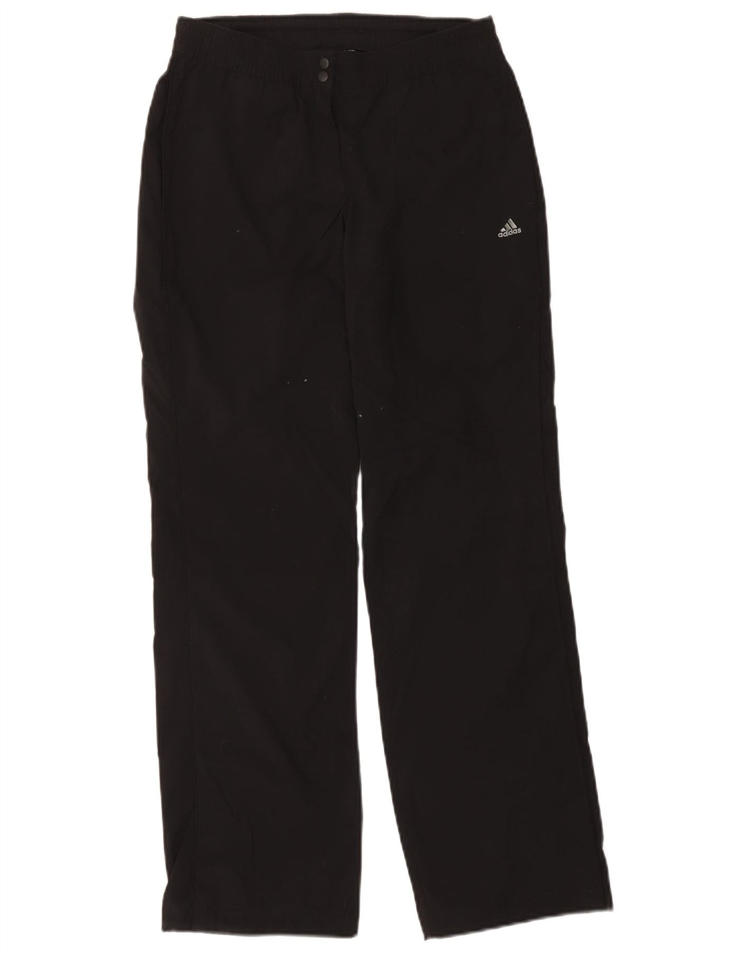 Pantaloni de trening Adidas Climalite pentru femei UK 10 Poliester negru mic