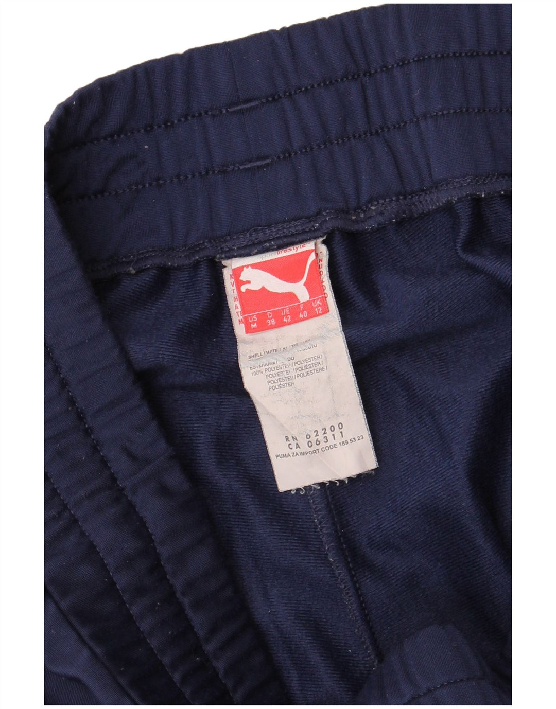 Pantaloni de trening PUMA pentru femei Pantaloni de jogging UK 12 Poliester mediu bleumarin