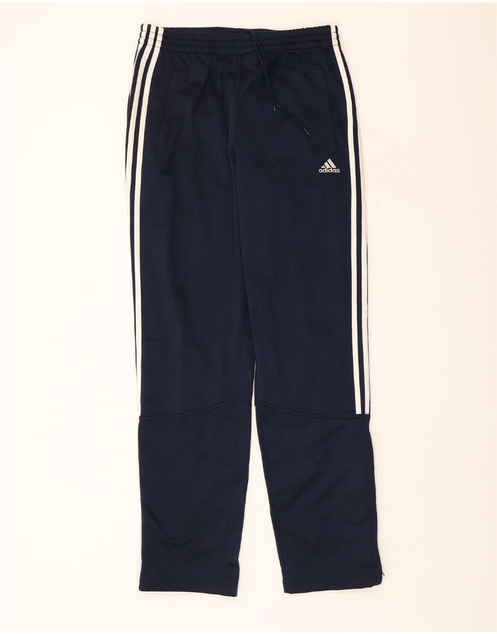 ADIDAS Mens Tracksuit Trousers UK 40/42 Medium  Navy Blue Polyester Vintage Adidas and Second-Hand Adidas from Messina Hembry 
