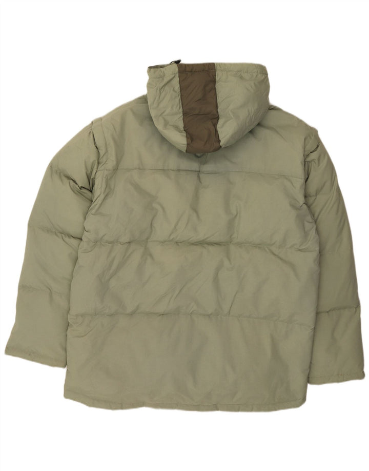 Jachetă căptușită cu glugă Fila pentru bărbați UK 44 2XL Poliamidă verde