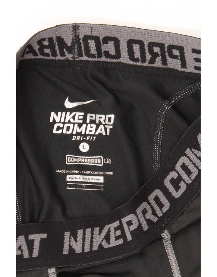 Leggings cu grafică de compresie Nike pentru bărbați, mari, negri