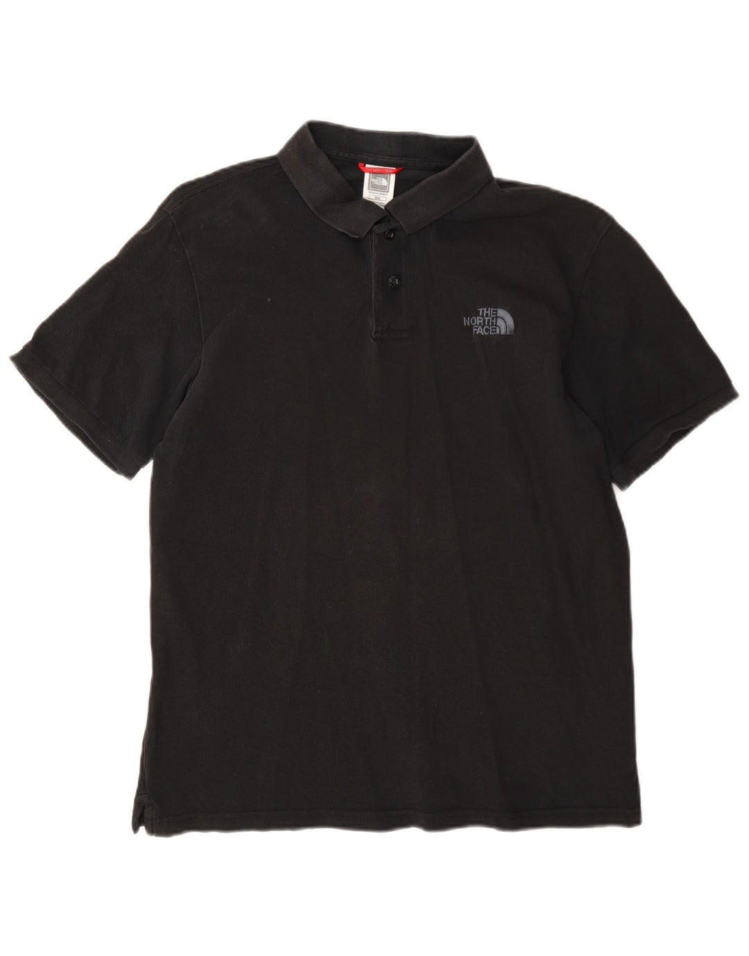 Tricou polo pentru bărbați The North Face, bumbac mediu negru