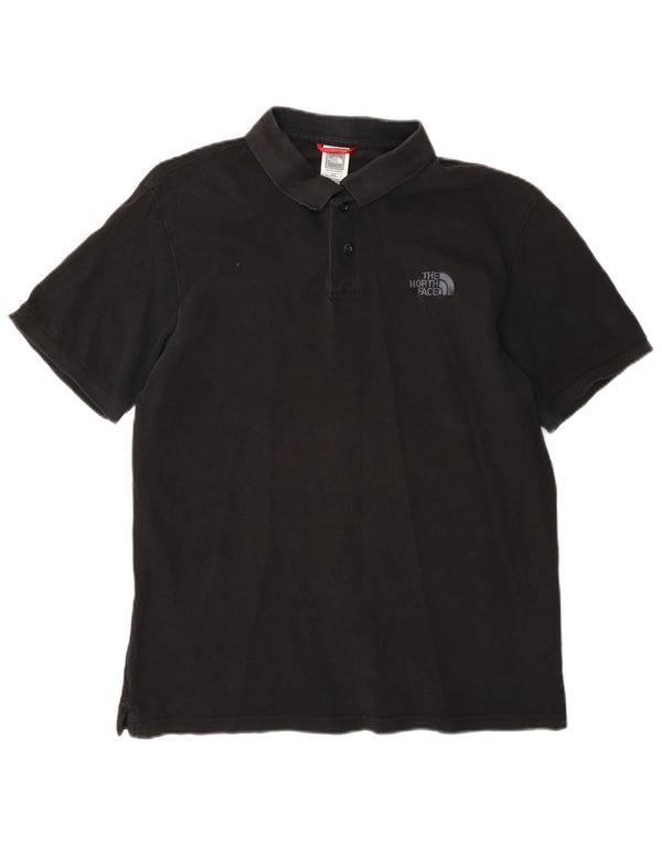 Tricou polo pentru bărbați The North Face, bumbac mediu negru
