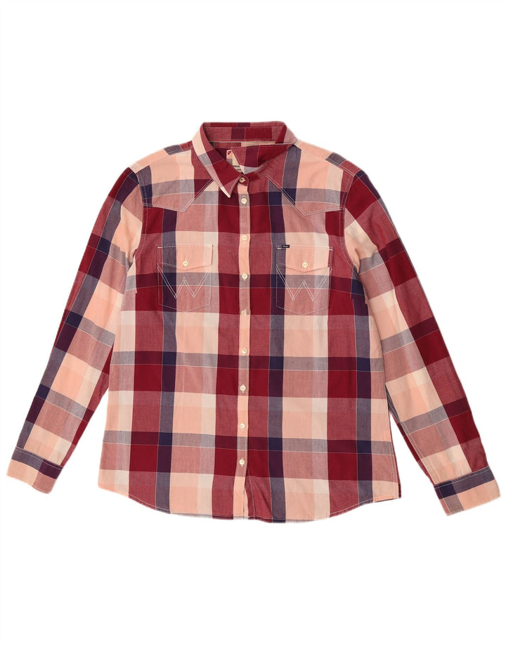 Cămașă Wrangler pentru femei, cu tăiere obișnuită, UK 18 XL, bumbac cu carouri multicolore