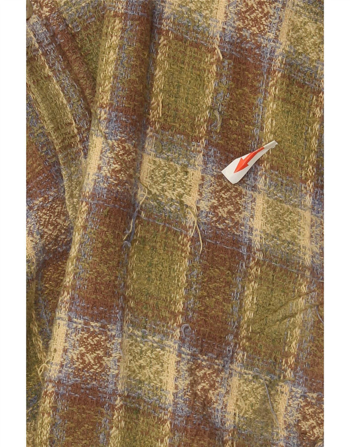 Cămașă de flanel pentru bărbați Trussardi, cu carouri mari, verzi