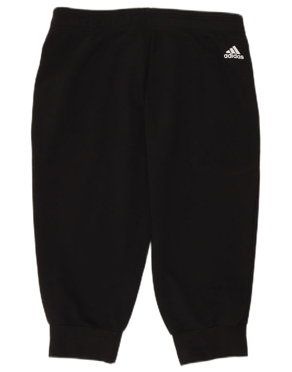 Pantaloni de trening grafic pentru femei ADIDAS Pantaloni de jogging UK 12/14 Medium Black