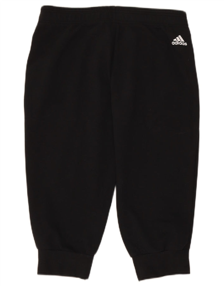 Pantaloni de trening grafic pentru femei ADIDAS Pantaloni de jogging UK 12/14 Medium Black
