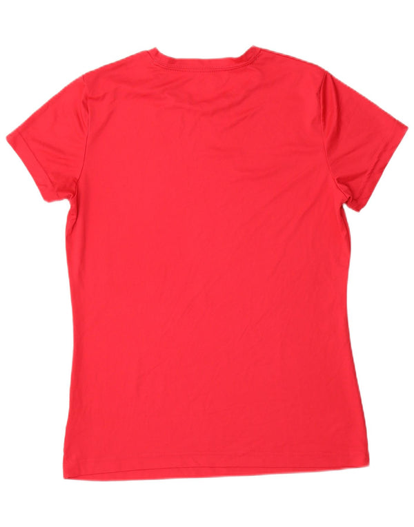 Tricou grafic Reebok pentru femei Top UK 14 Large Pink Poliester