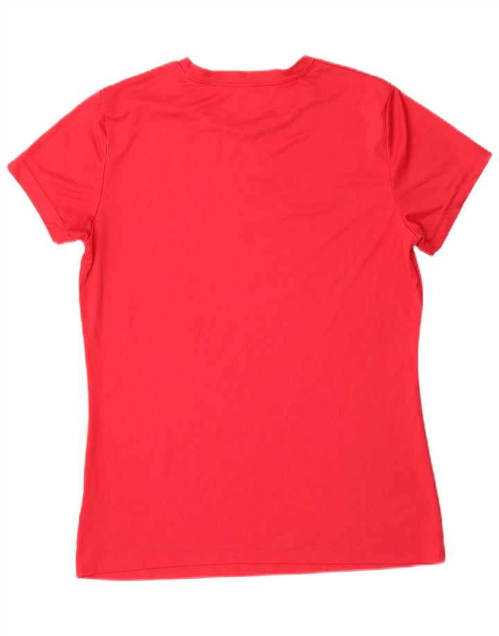 Tricou grafic Reebok pentru femei Top UK 14 Large Pink Poliester
