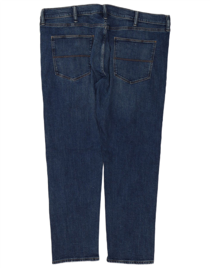 Blugi slim pentru bărbați Marks & Spencer W40 L29 Bumbac albastru