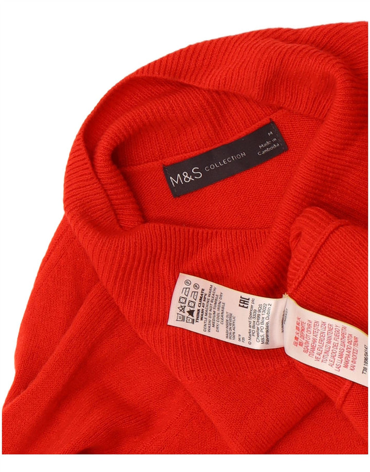 Pulover cu gât țestoasă pentru femei Marks & Spencer UK 14 Medium Red