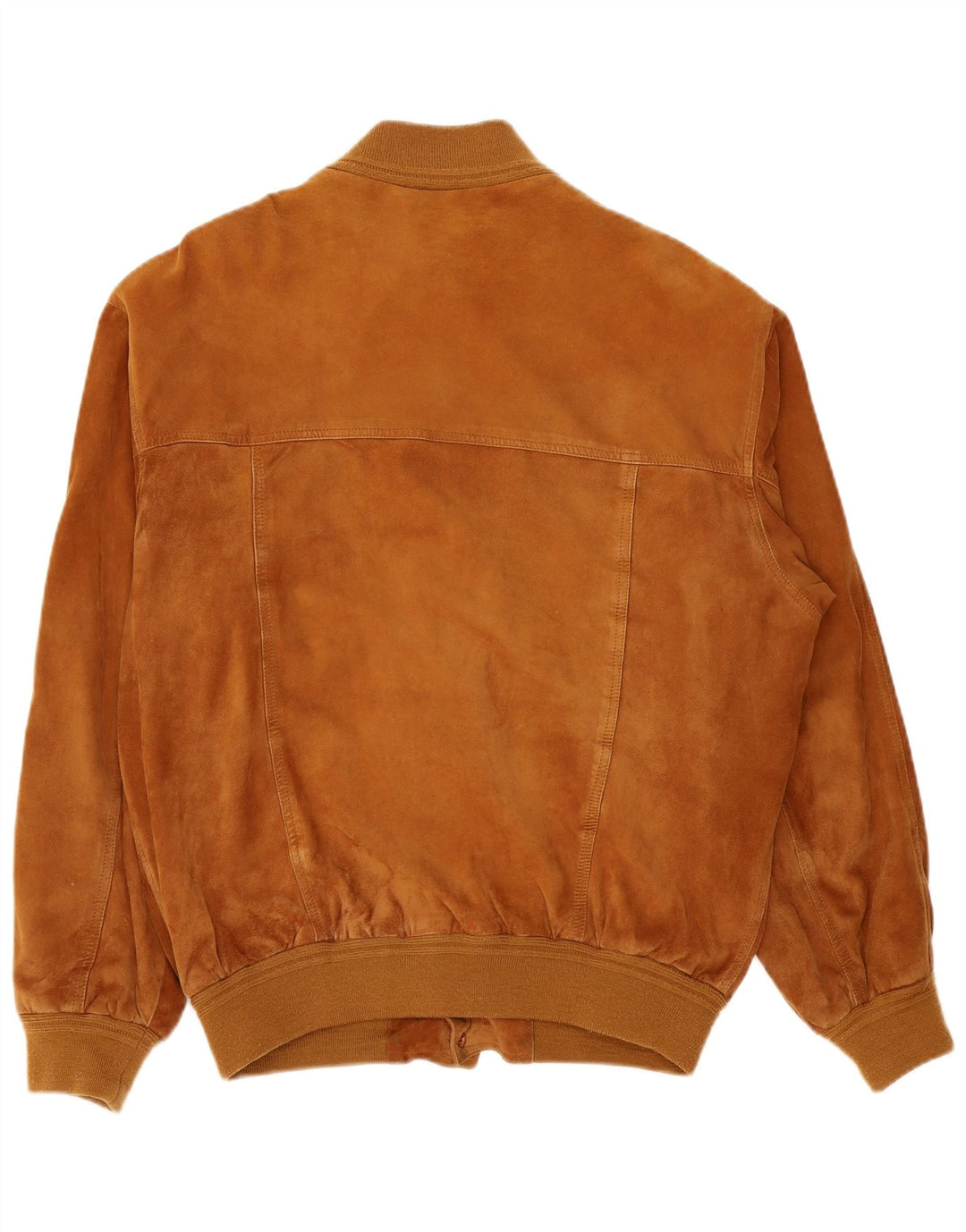 Jachetă Bomber Vintage pentru bărbați din piele intoarsa IT 54 2XL din piele maro