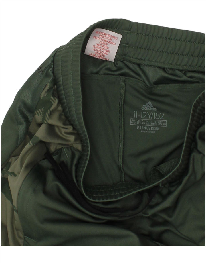 Pantaloni scurți sport Aeroready ADIDAS pentru băieți 11-12 ani Poliester camuflaj verde